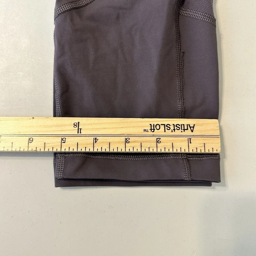 Lululemon Pace Rival Cropped Leggings Sz 6‎ Vintage Grape Pockets Pants Yoga Run